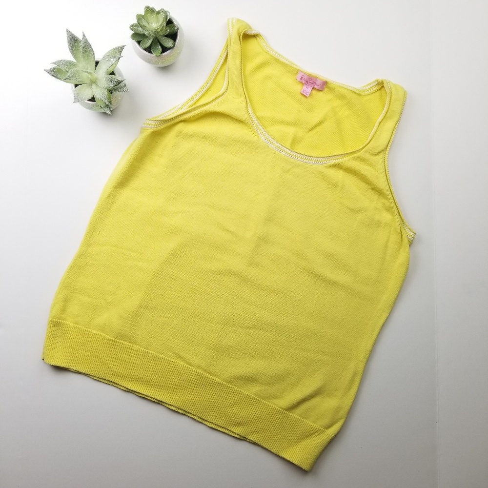 Lilly Pulitzer Sweater Tank Top Pullover Size XL